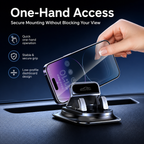 🔥HOT SALE 360° Car Phone Mount, Fits Dashboard & Windshield