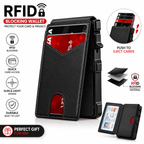 🔥New RFID Blocking Minimalist Pop-Up Wallet | One-Second Card Eject Design & Ultra Slim Pocket Wallet