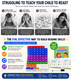 🧠 My Child Finally Started Reading! – Magnetic Phonics Learning Tiles Set
