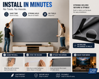 4K Anti-Ambient Light Projector Screen | Foldable Home Theater Screen