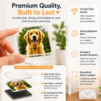 📸 DIY Photo Fridge Magnets Kit – Create Personalized Memory Keepsakes