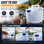 🔥 Last Day Sale | 🏕️ Foldable Camping Water Container – 5L/10L/15L Portable Water Bucket