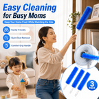 Bendable Microfiber Head,Reusable Dust Remover,Fan Cleaner Brush,Duster,Cleaner Brush,Washable,ldeal for Ceiling Fan Blades,Curtains,Air Vents,Cars Et.