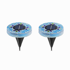 🛋️Solar Mosaic Lights – Waterproof LED Pathway Lights with Auto On/Off