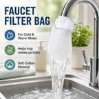 🔥Disposable Faucet Filter Bags – Reduce Sediment & Splash