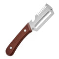 🔪Wooden-Handled Stainless Steel Sharp Peeler with Built-In Bottle Opener