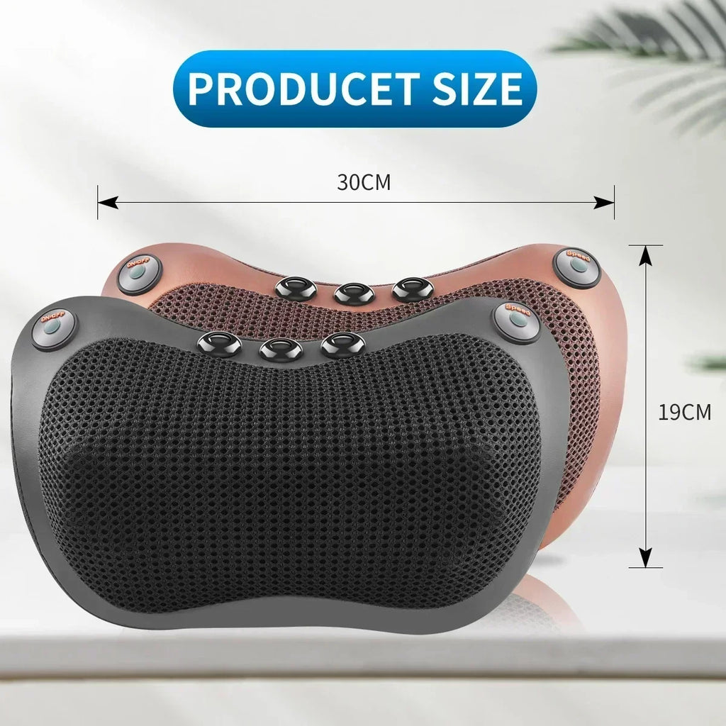 Neck Massager Home Car Neck Cervical Massage Electric Multifunctional Massage Pillow Waist Back Relaxation Device