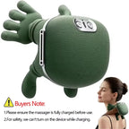 Heated Kneading Neck Massager Pillow – Cervical Relief
