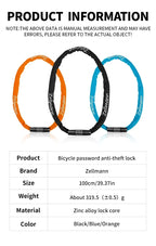 State Bicycle Co. - Steel Chain Combo Lock