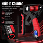 Adjustable Hand Grip Strengthener with Counter