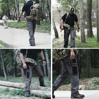 🔥LAST DAY 50% Men's - Waterproof Tactical Work Pants - Solid Color with Multi-Pockets for Outdoor Activities