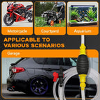 Multifunction Liquid Sucker Pump High Flow Manual Fuel Pump 9.8 Ft Hose