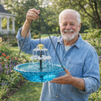 🔥49% Off--Solar Cascade Hanging Bird Bath Fountain