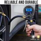 🔥LAST DAY 49% OFF - 🛠️🚗 High Precision Digital Tire Inflator Pressure Gauge | 3-in-1 Inflate Deflate Check Tire Tool