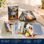 🙏Catholic Faux Leather Holy Card Holder – Pocket Prayer Card Organizer with Snap Closure🎁