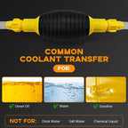Multifunction Liquid Sucker Pump High Flow Manual Fuel Pump 9.8 Ft Hose