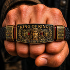 ✝️ King of Kings Faith Bracelet – Adjustable Christian Wristband Gift