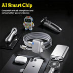 🏆 50K+ SOLD!🔥2026 Fast 140W Charger with AI Smart Auto Power-off