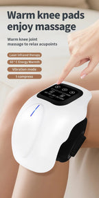 Knee Massager Smart Heat, Red Light Therapy, and Vibration Massage - FSA or HSA eligible
